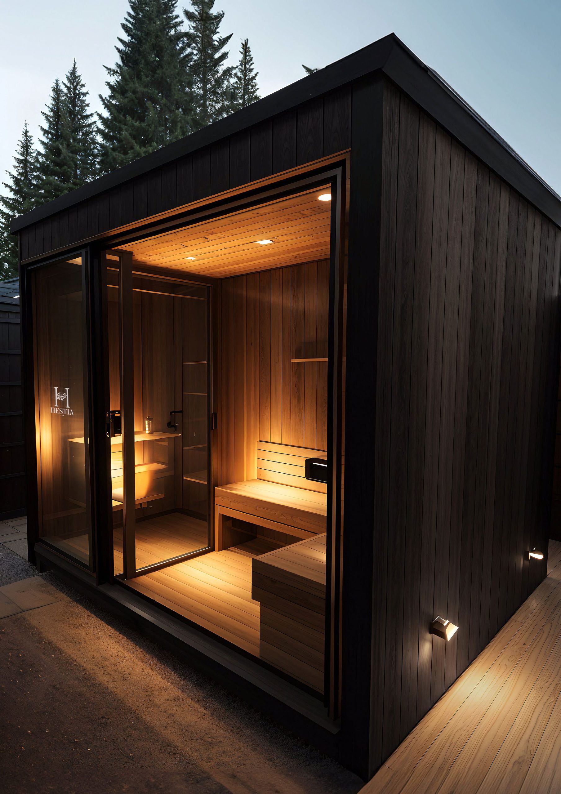 Hestia Spa — Sauna vitré Tethys