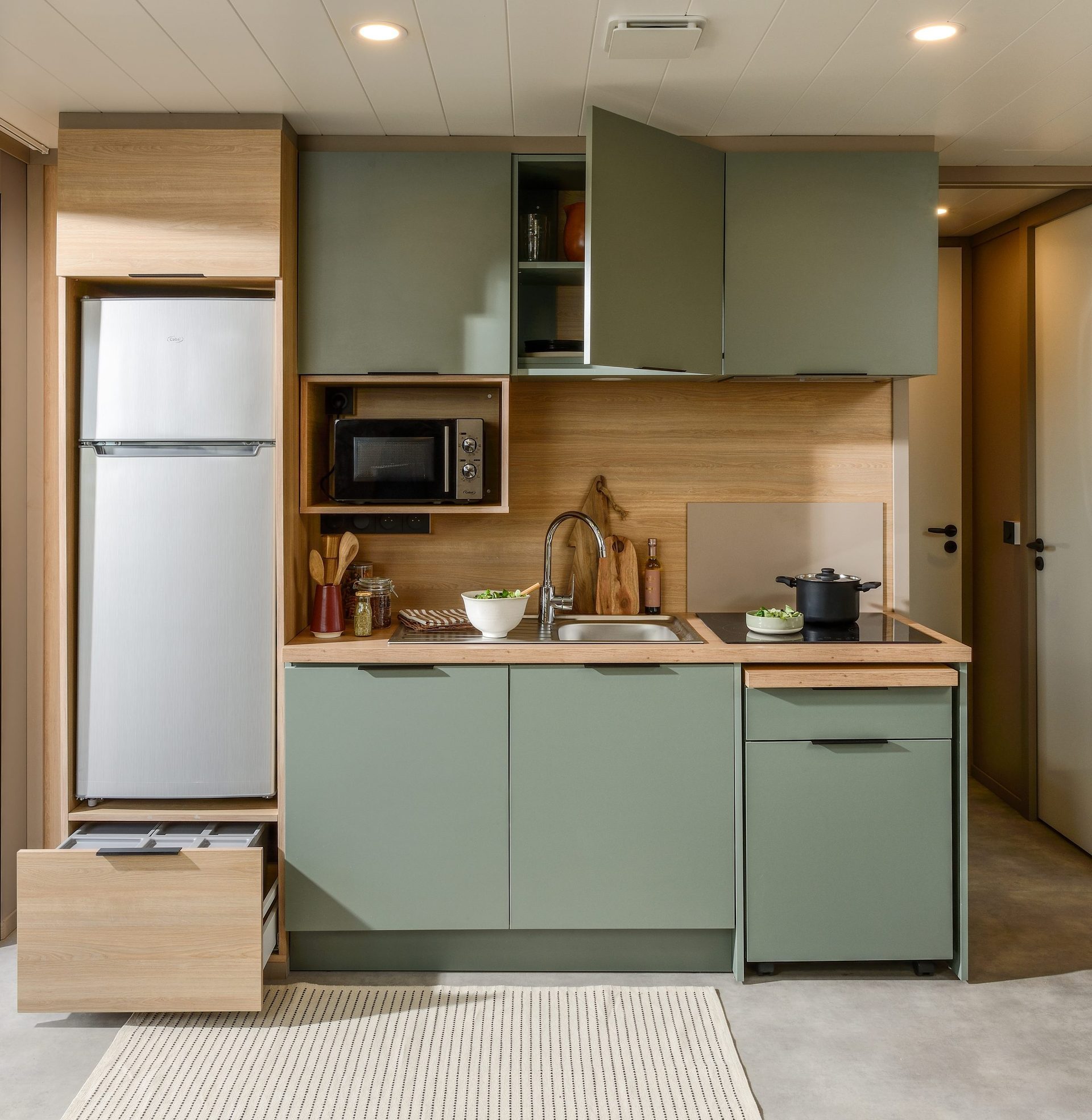 Gaïa — kitchenette équipée